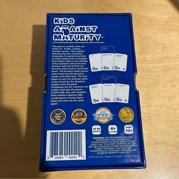 Kids Against Maturity Family Party Card Game Humor "Where Worst is Best" - Picture 3 of 4